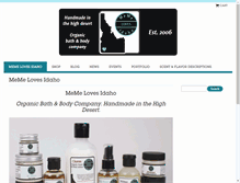 Tablet Screenshot of memecosmetics.net